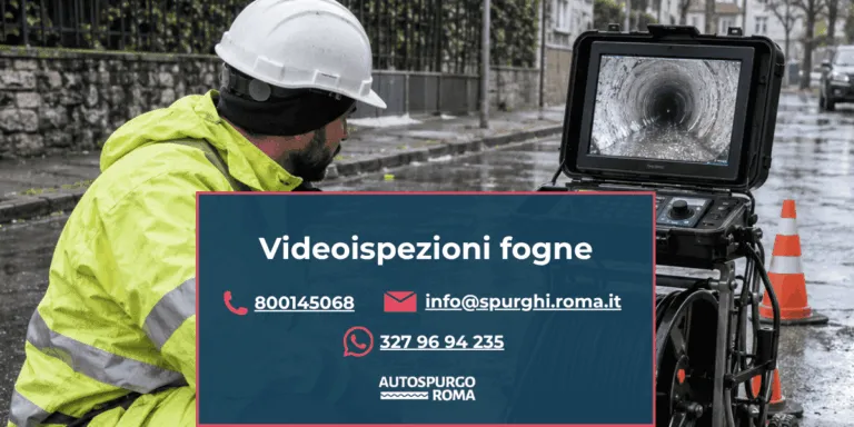 servizio videoispezioni fognature roma