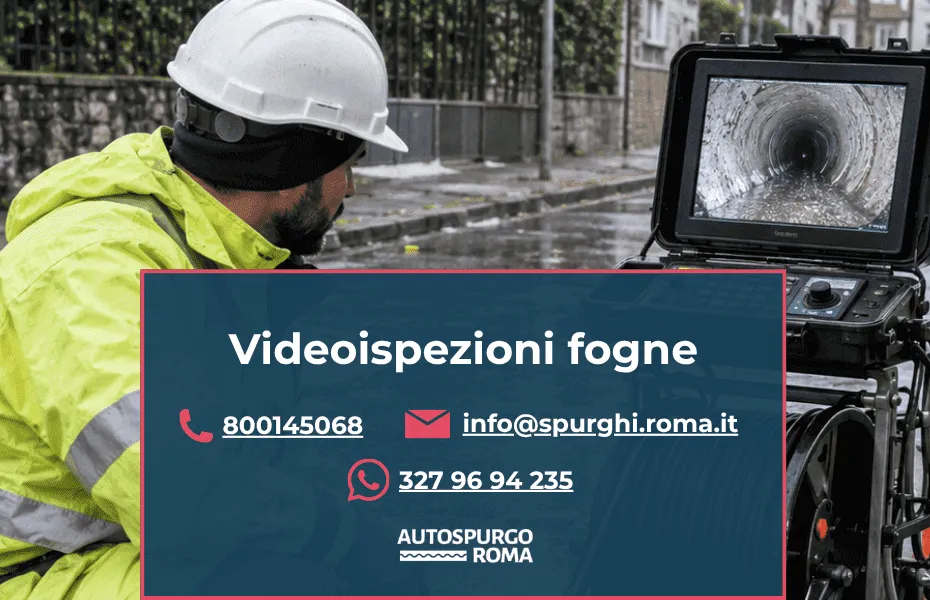 servizio videoispezioni fognature roma