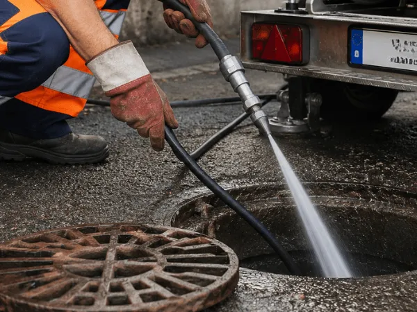 Canal jet ad alta pressione a Roma