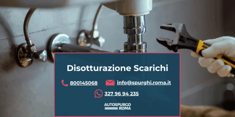 servizio disotturazione scarichi a roma
