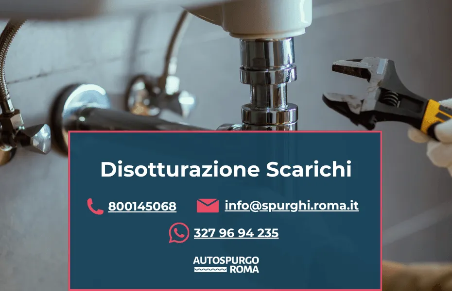 servizio disotturazione scarichi a roma