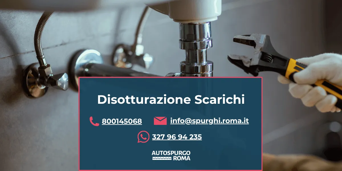 servizio disotturazione scarichi a roma