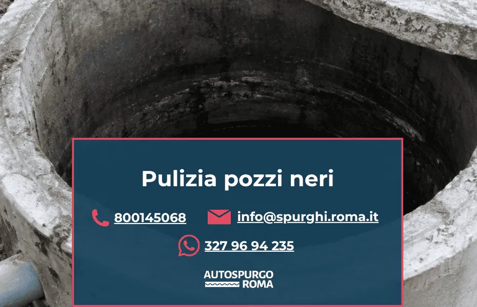 servizio pulizia pozzi neri roma