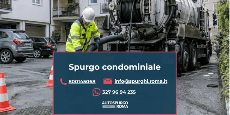 servizio spurgo condominiali roma