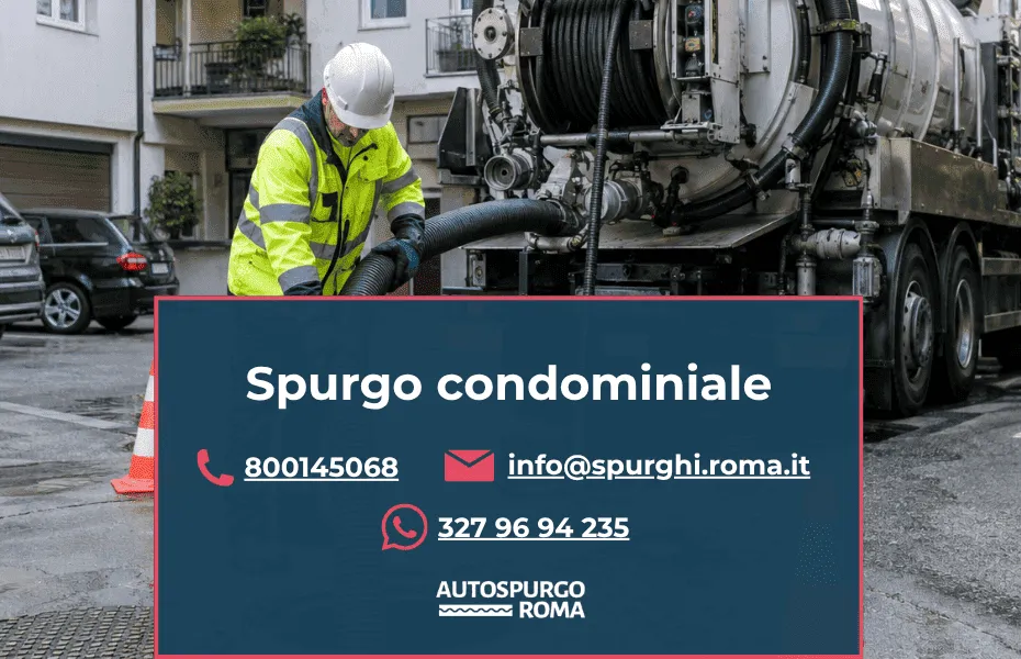 servizio spurgo condominiali roma