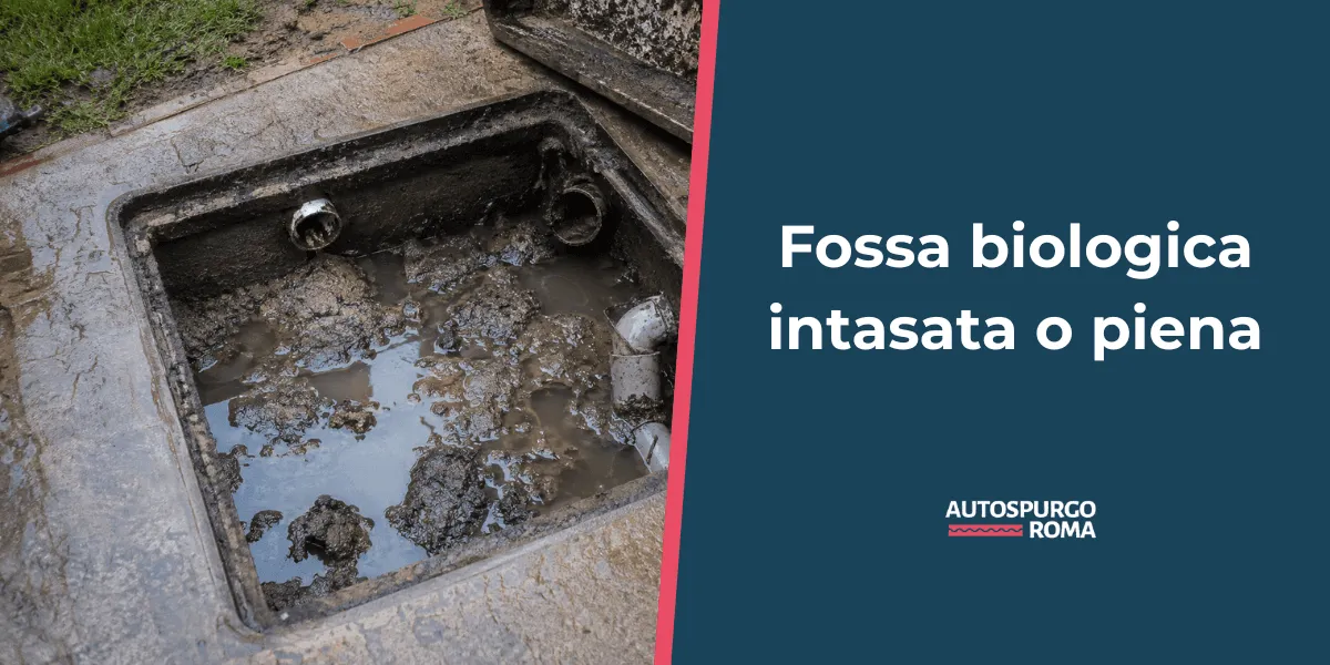 fossa biologica intasata o piena