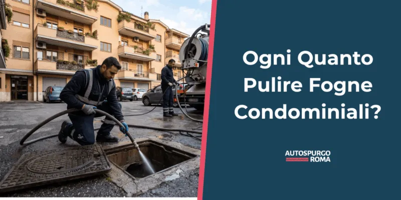 pulizia fogne condominiali ogni quanto