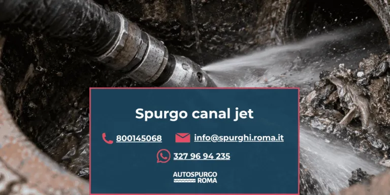 servizio autospurgo canal jet a roma