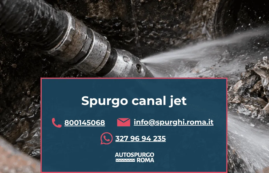 servizio autospurgo canal jet a roma
