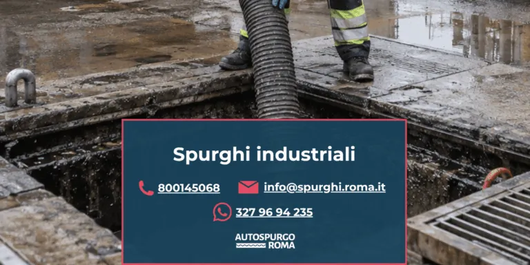 servizio spurghi industriali roma