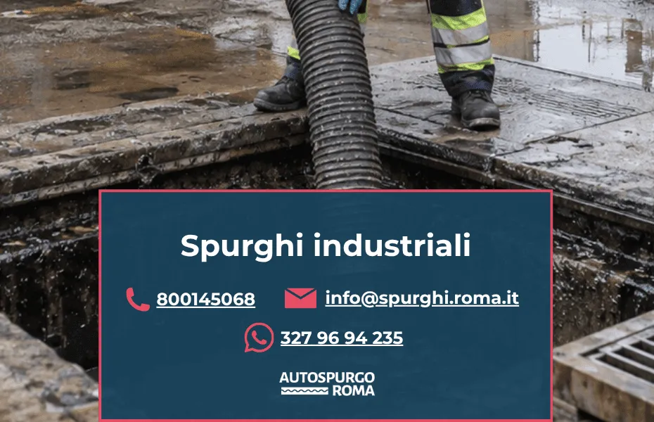 servizio spurghi industriali roma
