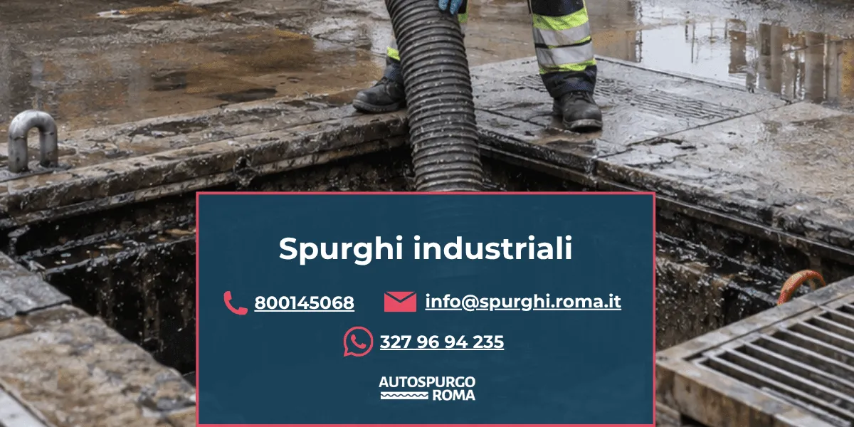 servizio spurghi industriali roma