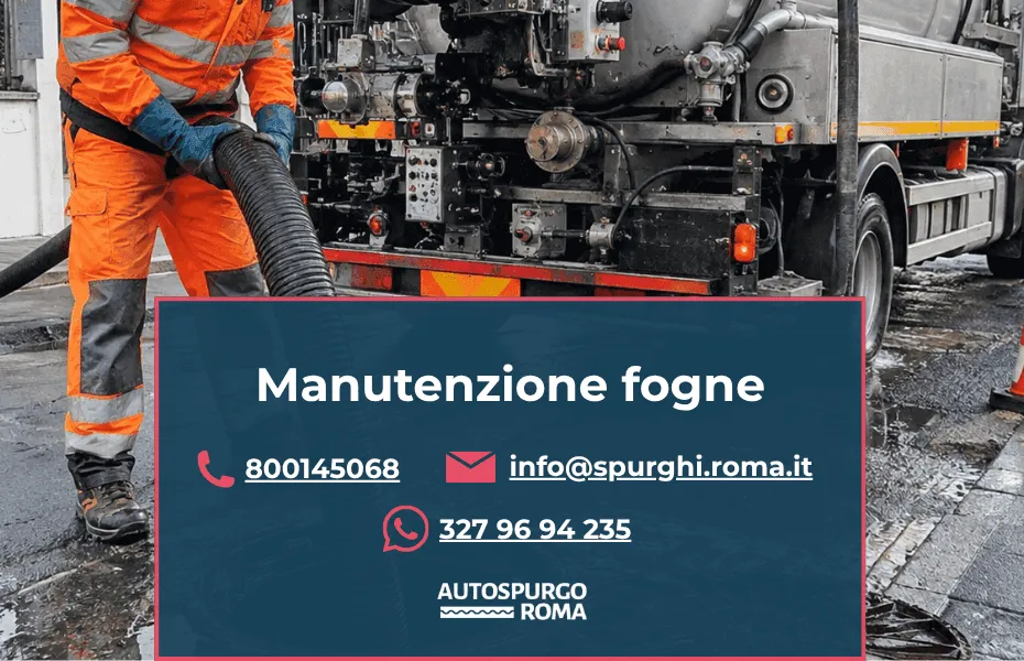 interventi di manutenzione fogne roma