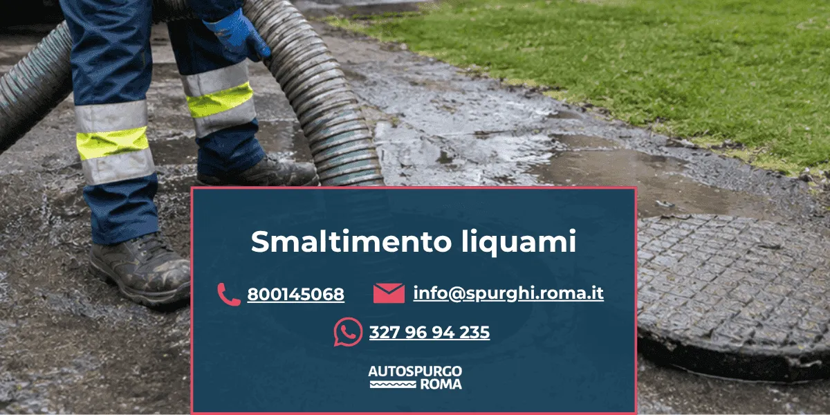 servizio smaltimento liquami domestici roma
