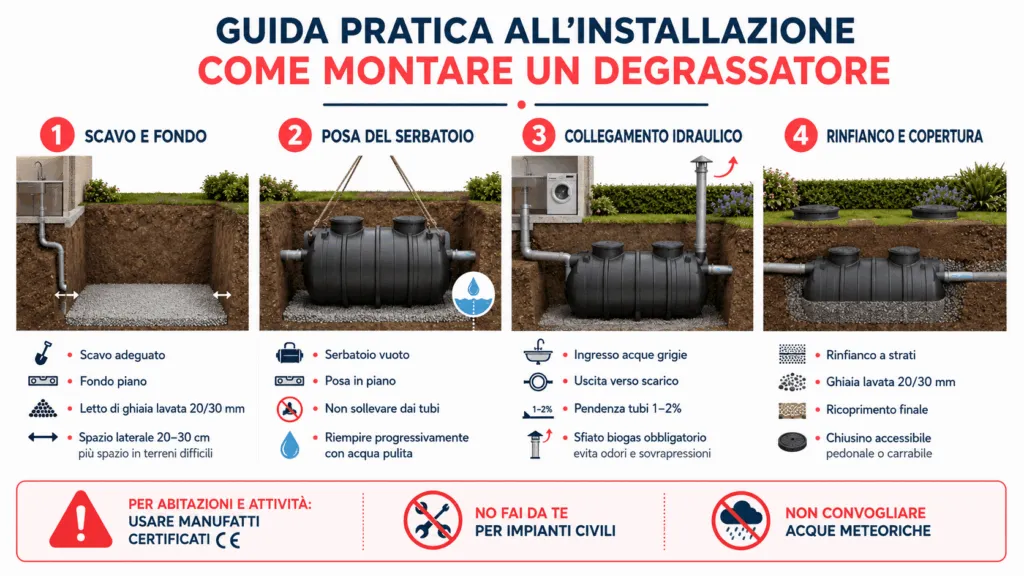 come fare un degrassatore