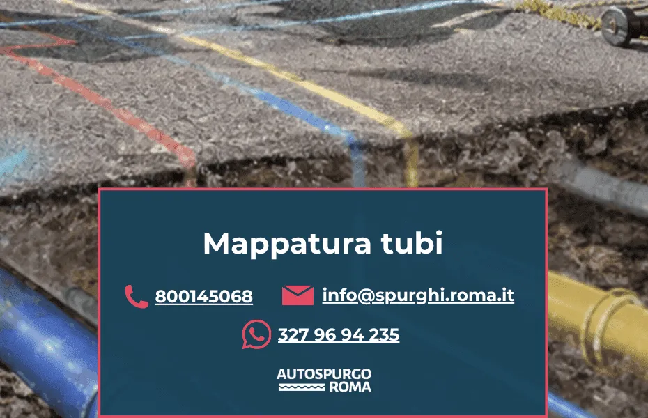 servizio mappatura tubi a roma