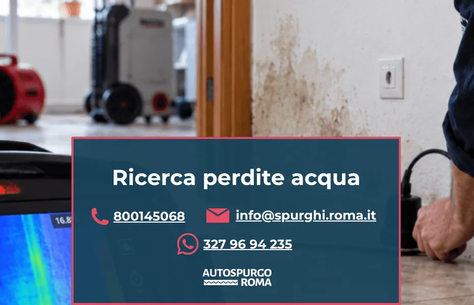servizio ricerca perdite acqua roma