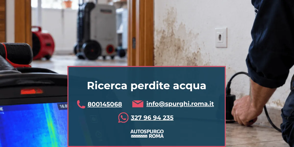 servizio ricerca perdite acqua roma