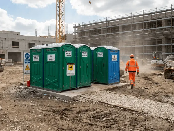 Noleggio bagni chimici cantieri